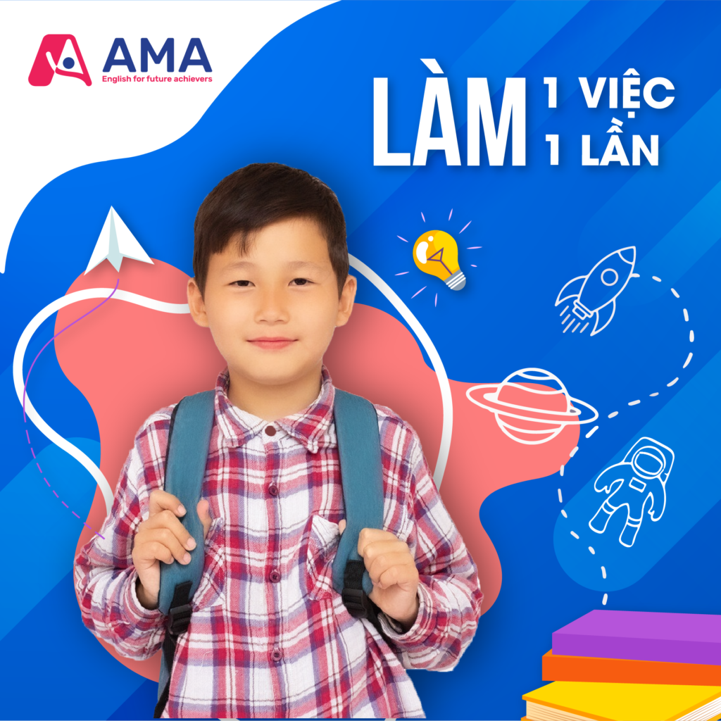 Giúp trẻ tập trung học tập Trung tâm Anh ngữ AMA 1